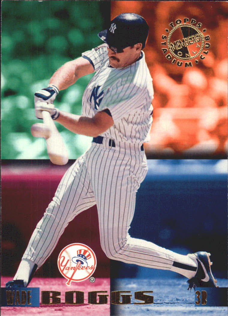 Wade Boggs cards (1989-2024) Red Sox Yankees Rays - You Choose