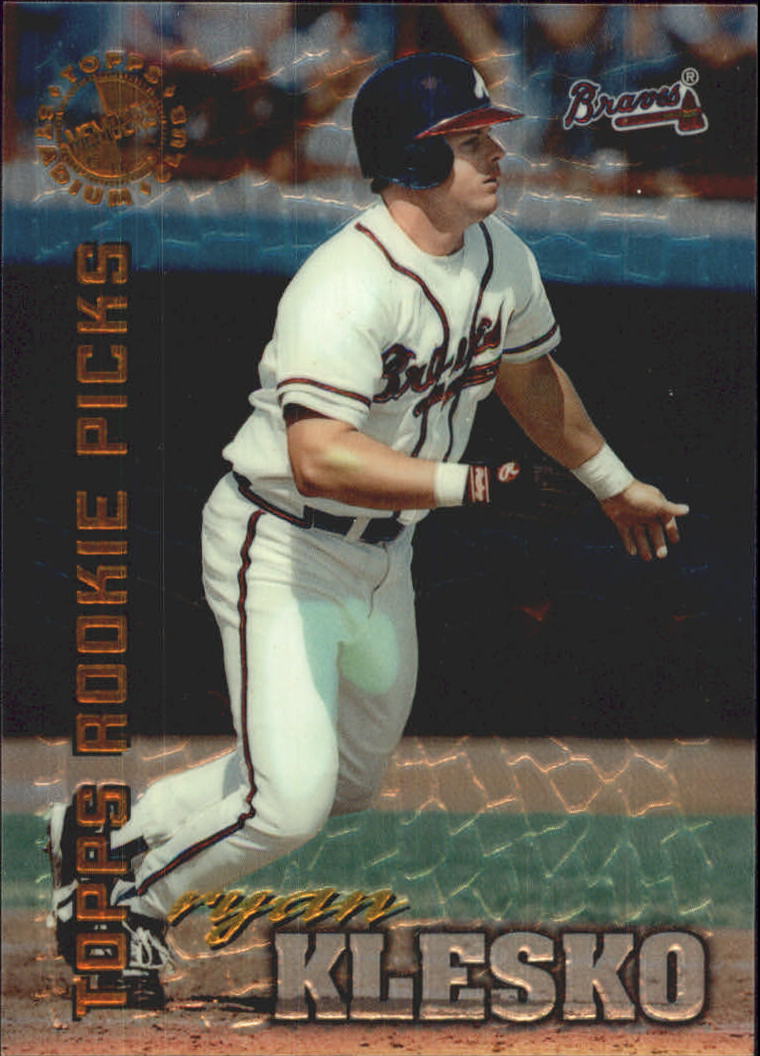 Ryan Klesko Signed 1998 Stadium Club Baseball Card - Atlanta