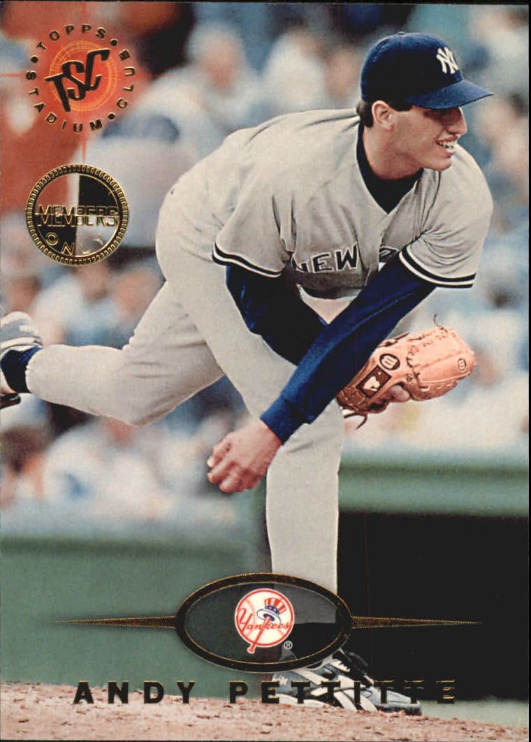 1995 Stadium Club Members Only Parallel #565 Andy Pettitte
