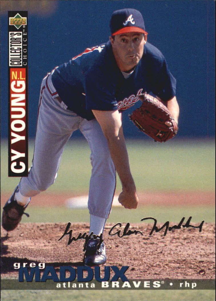 1995 Collector's Choice Silver Signature #67 Greg Maddux
