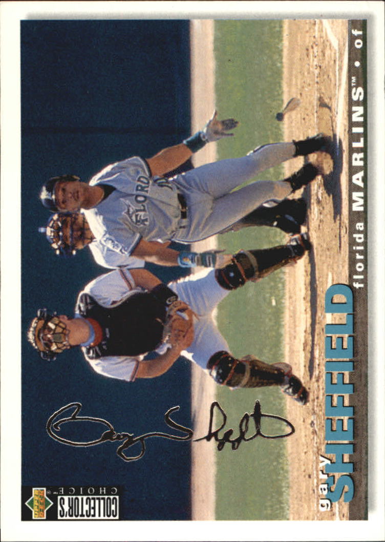 1995 Collector's Choice Silver Signature #300 Gary Sheffield