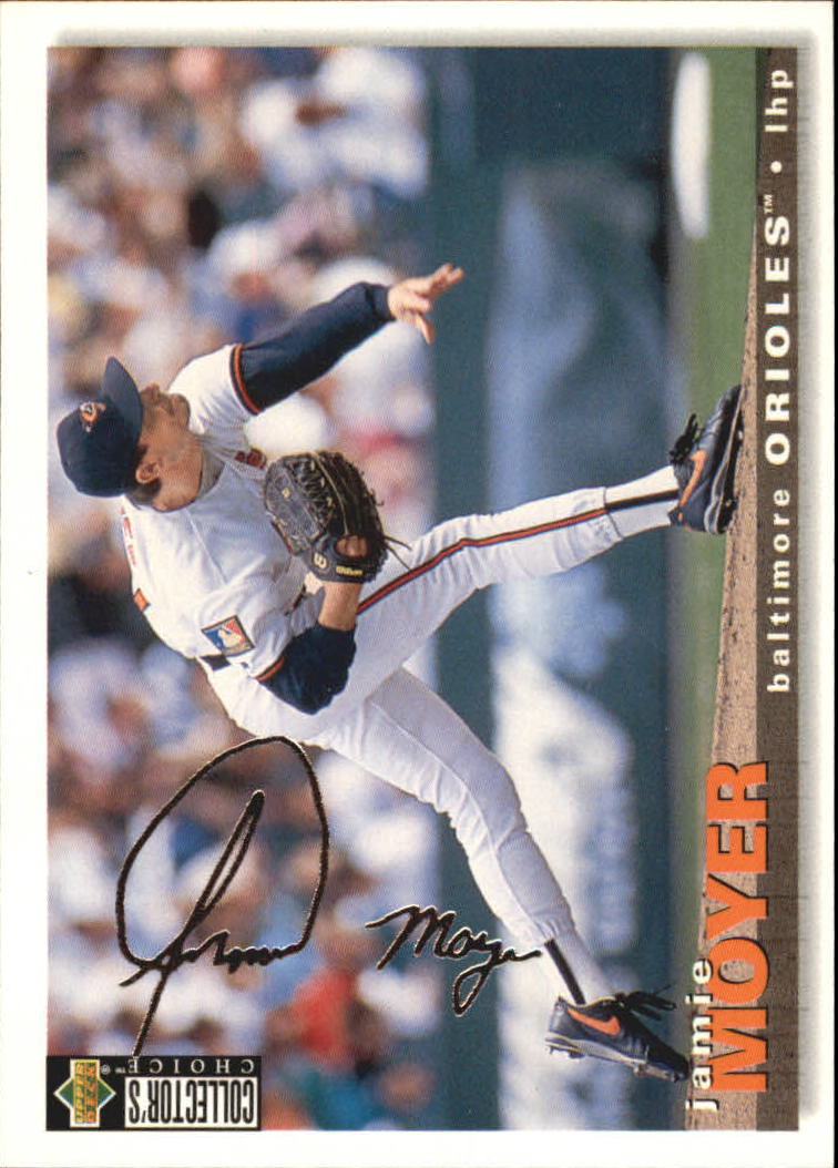 1995 Collector's Choice Silver Signature #342 Jamie Moyer