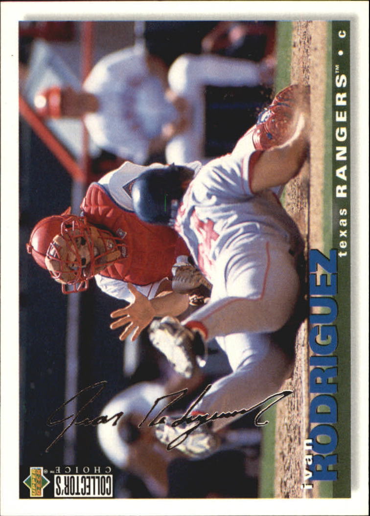 1995 Collector's Choice Silver Signature #391 Ivan Rodriguez