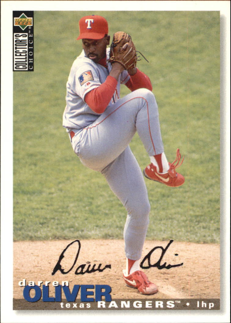1995 Collector's Choice Silver Signature #399 Darren Oliver