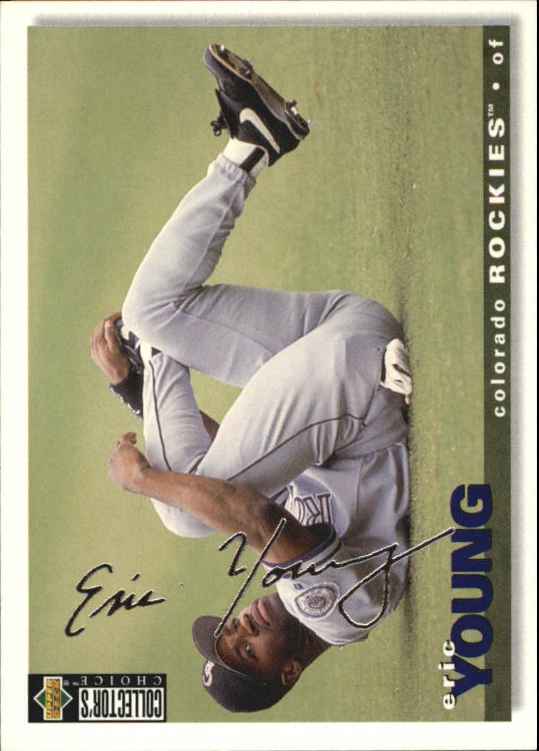 1995 Collector's Choice Silver Signature #446 Eric Young