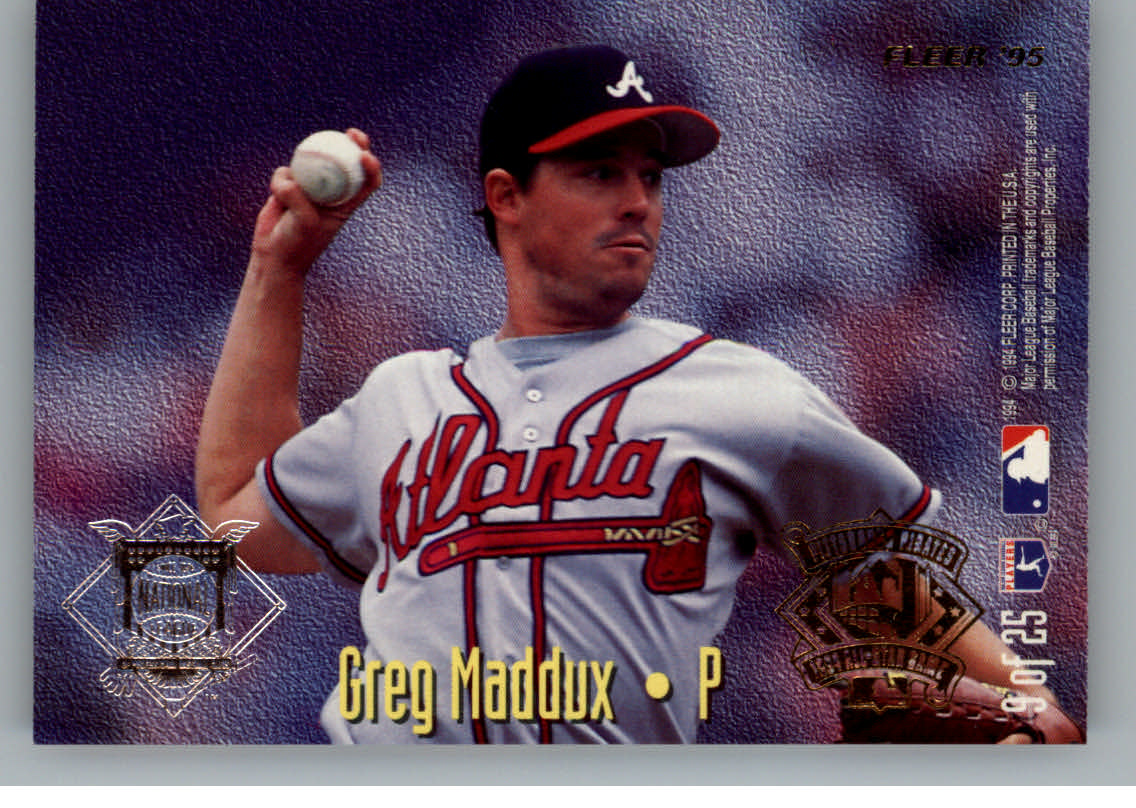 1995 Fleer All-Stars #9 G.Maddux/J.Key back image