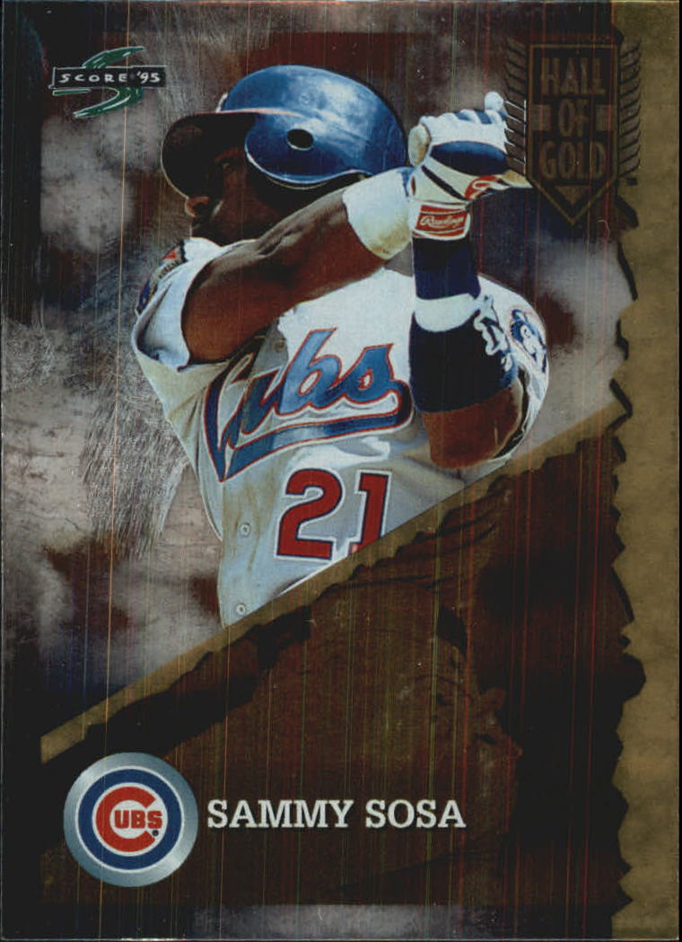 1995 Score Sammy Sosa Chicago Cubs #34