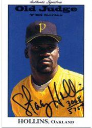 1995 Signature Rookies Old Judge Signatures #17 Stacy Hollins