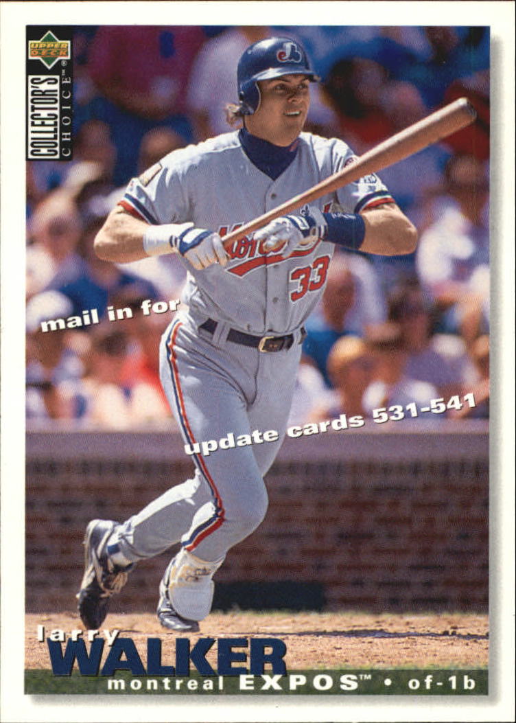 1995 Collector's Choice Trade Cards #TC1 Larry Walker