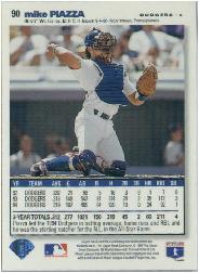 1995 Collector's Choice SE #90 Mike Piazza back image
