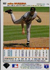 1995 Collector's Choice SE #157 Mike Mussina back image