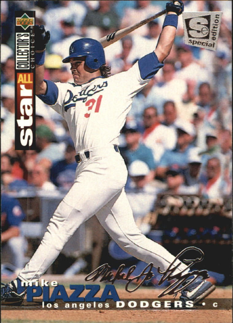 1995 Collector's Choice SE Silver Signature #90 Mike Piazza