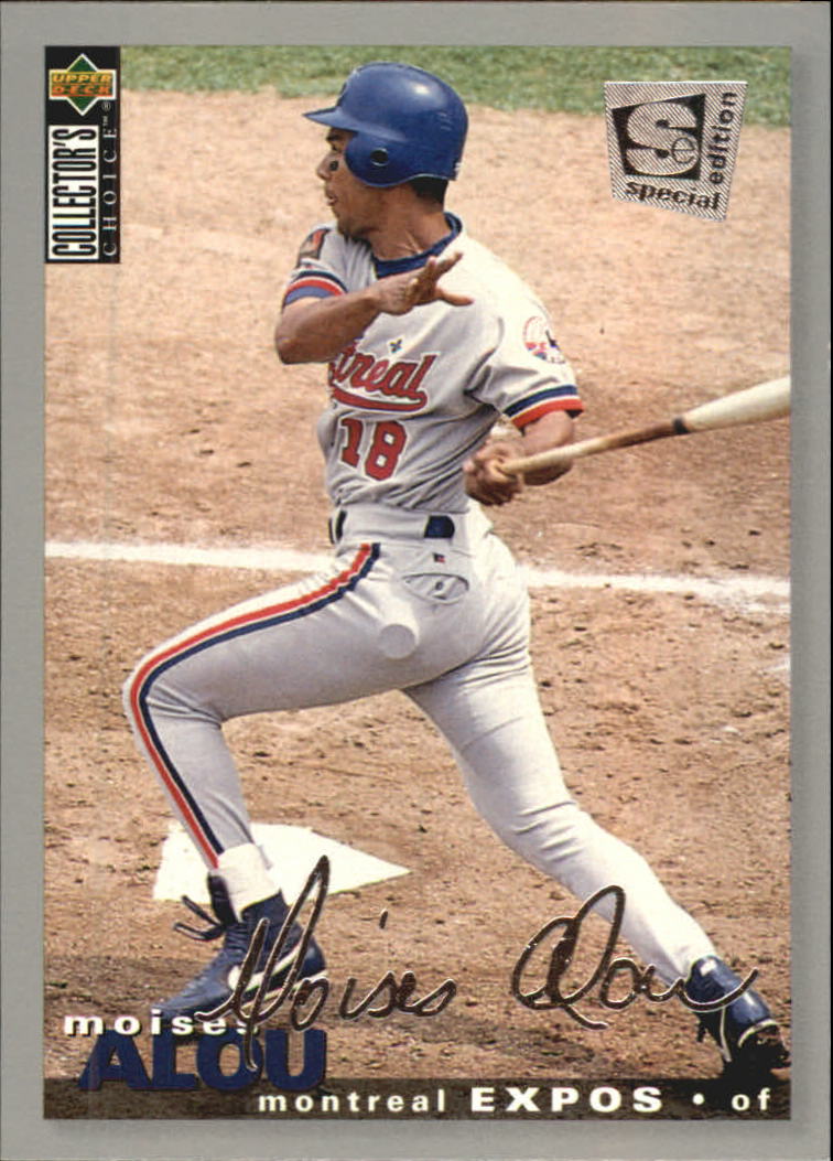 Moises Alou Signed Montreal Expos 1995 Studio Baseball Card