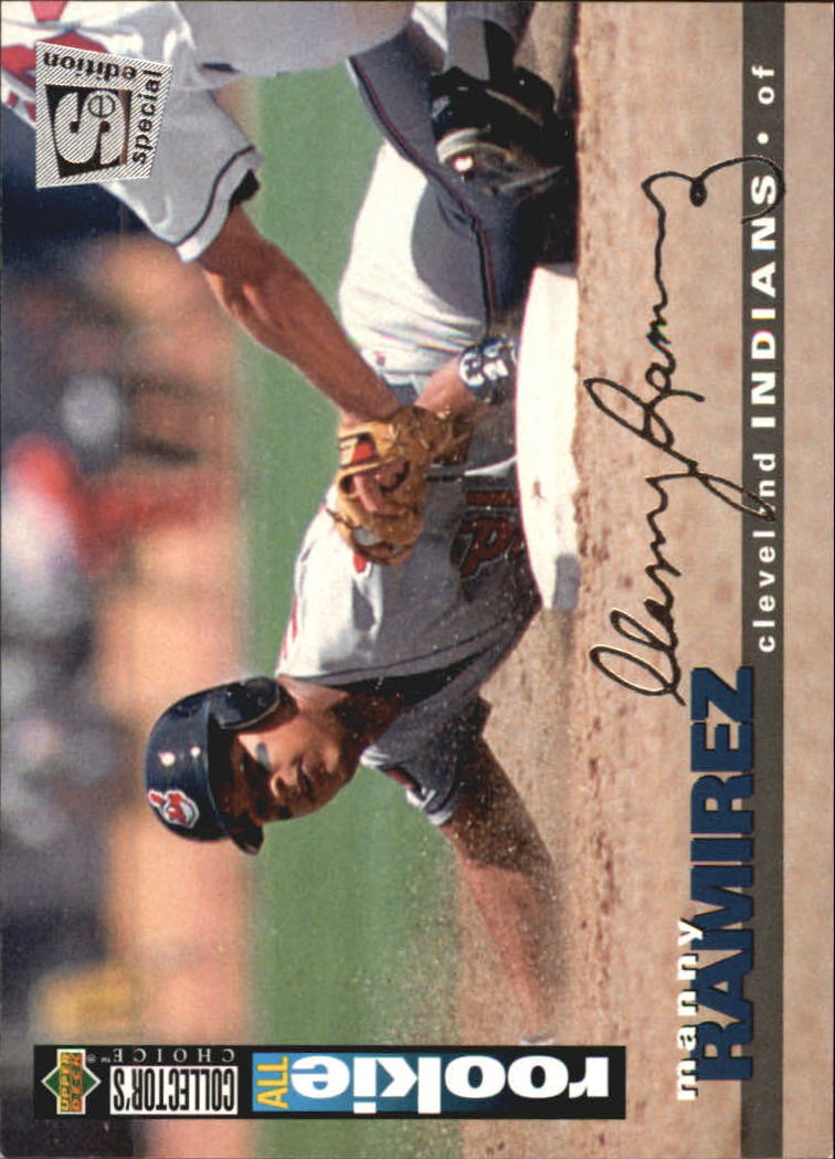 1995 Collector's Choice SE Silver Signature #117 Manny Ramirez