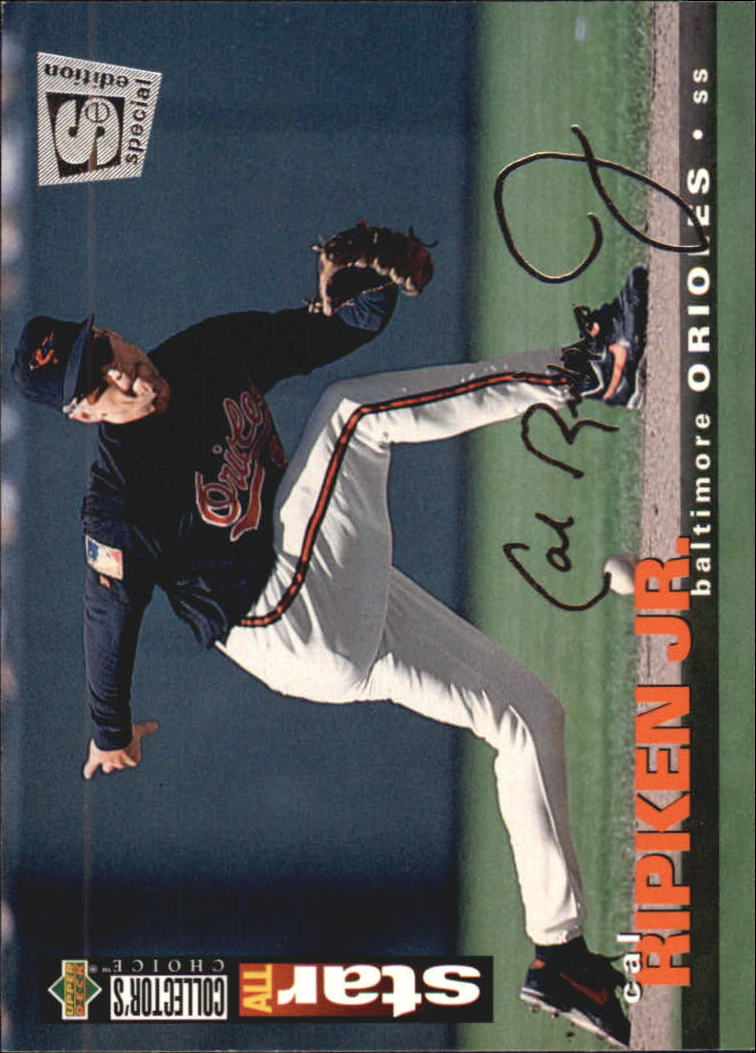 1995 Collector's Choice SE Silver Signature #155 Cal Ripken Jr. - NM-MT 1995 Collector's Choice SE Silver Signature #155 Cal Ripken Jr. - NM-MT