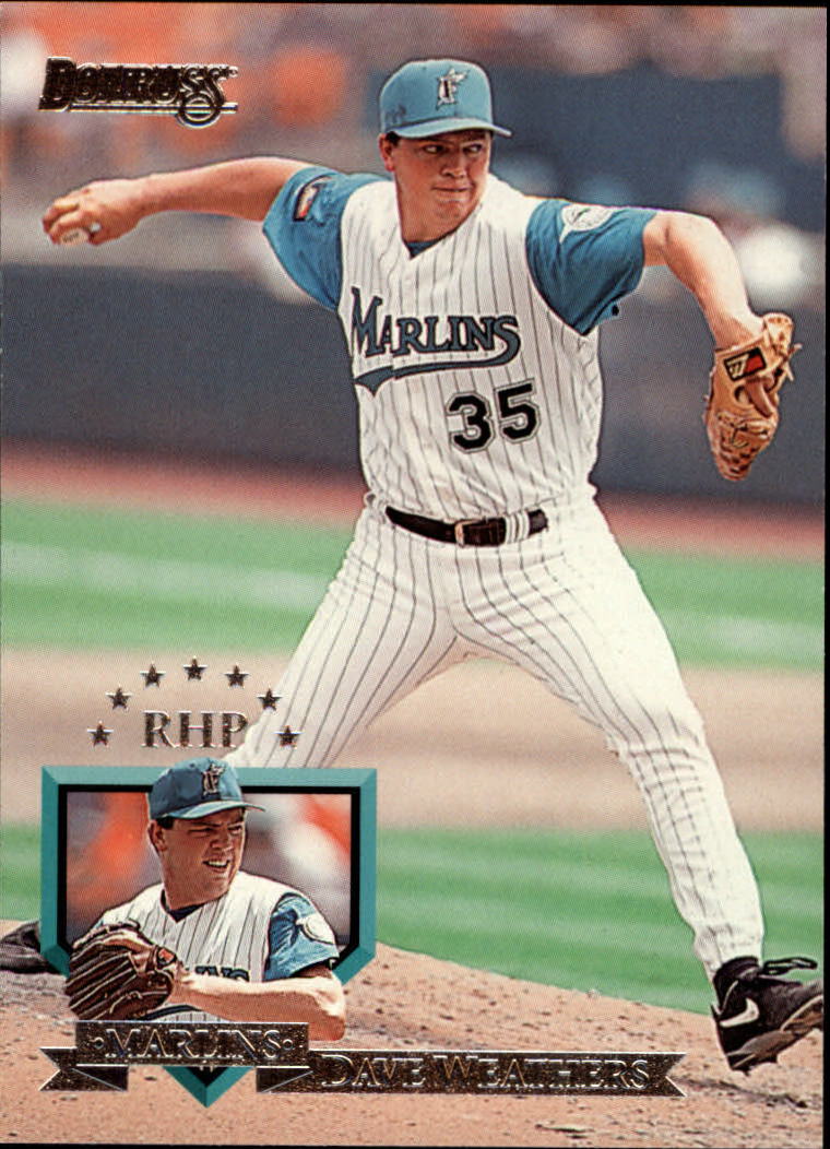 1993 Marlins Stadium Club Baseball Card #26 Dave Weathers