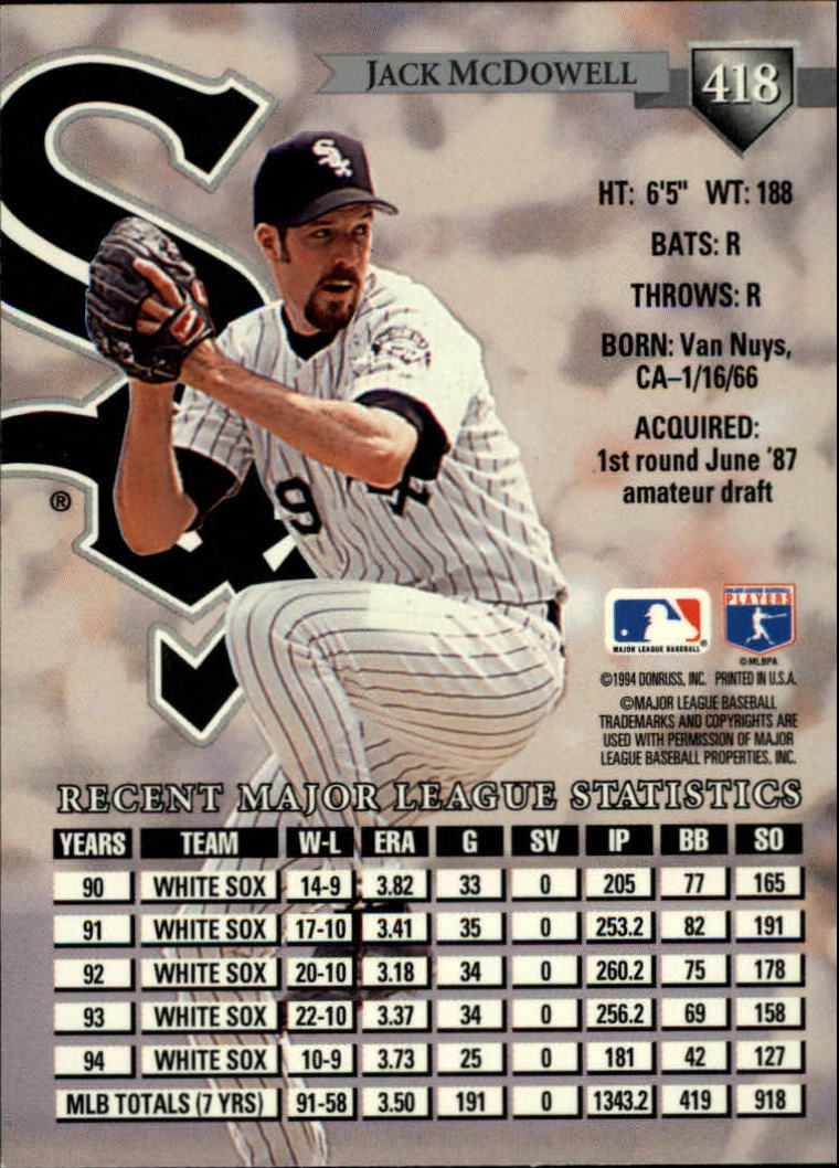 A4353- 1995 Donruss BB Card #s 251-500 +Rookies -You Pick- 15+ FREE US SHIP - Picture 299 of 407