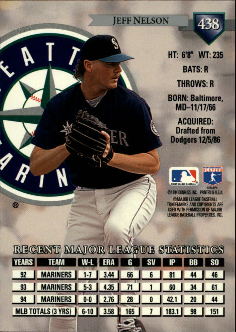 A4353- 1995 Donruss BB Card #s 251-500 +Rookies -You Pick- 15+ FREE US SHIP - Picture 317 of 407