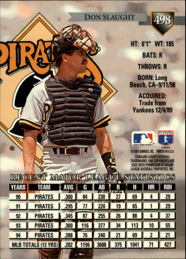 A4353- 1995 Donruss BB Card #s 251-500 +Rookies -You Pick- 15+ FREE US SHIP - Picture 403 of 407