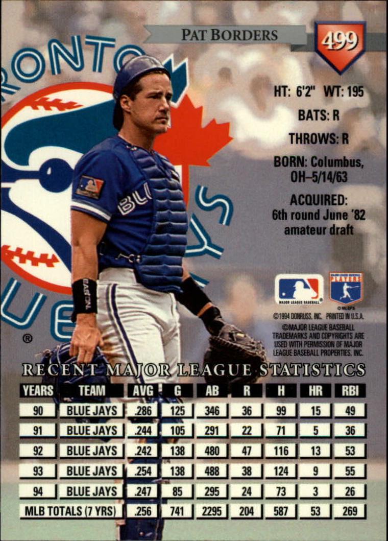 A4353- 1995 Donruss BB Card #s 251-500 +Rookies -You Pick- 15+ FREE US SHIP - Picture 405 of 407