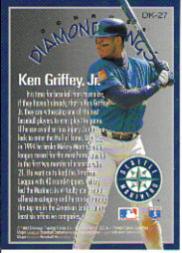 1995 Donruss Diamond Kings #DK27 Ken Griffey Jr. back image