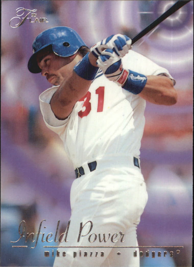 1995 Flair Infield Power #7 Mike Piazza