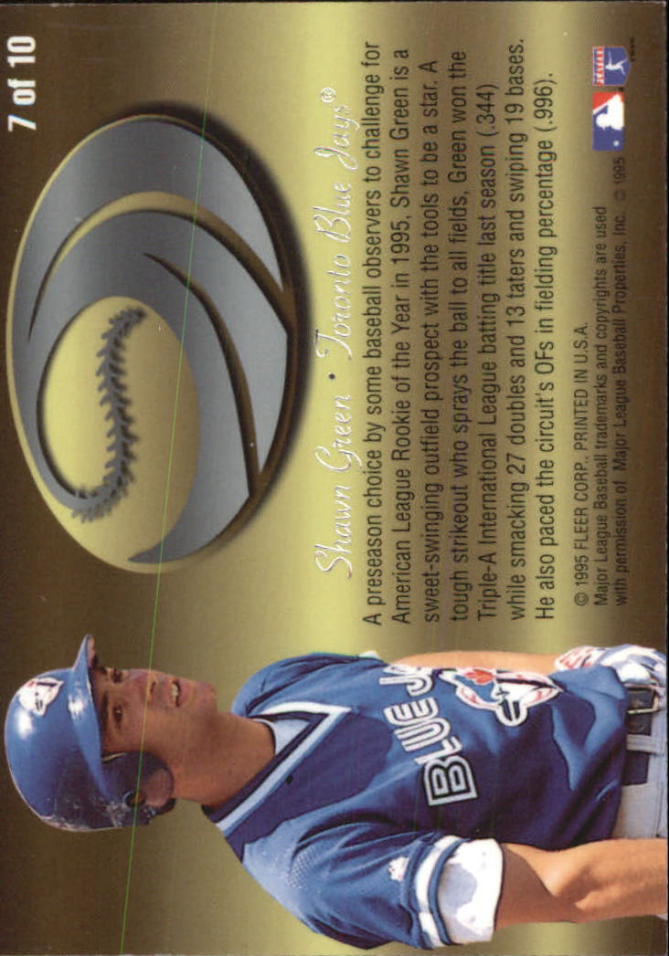 1995 Flair (Fleer) Baseball "Today's Spotlight/Wave of the Future" Insert Cards - Picture 7 of 7