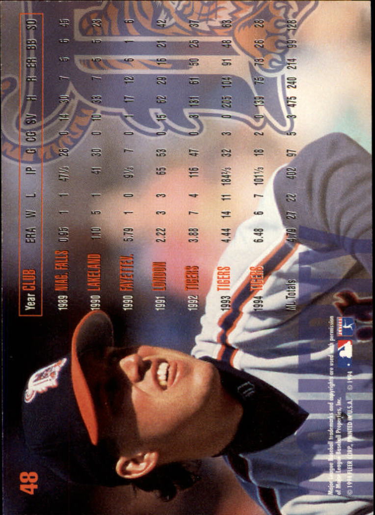 1995 Fleer #48 John Doherty back image