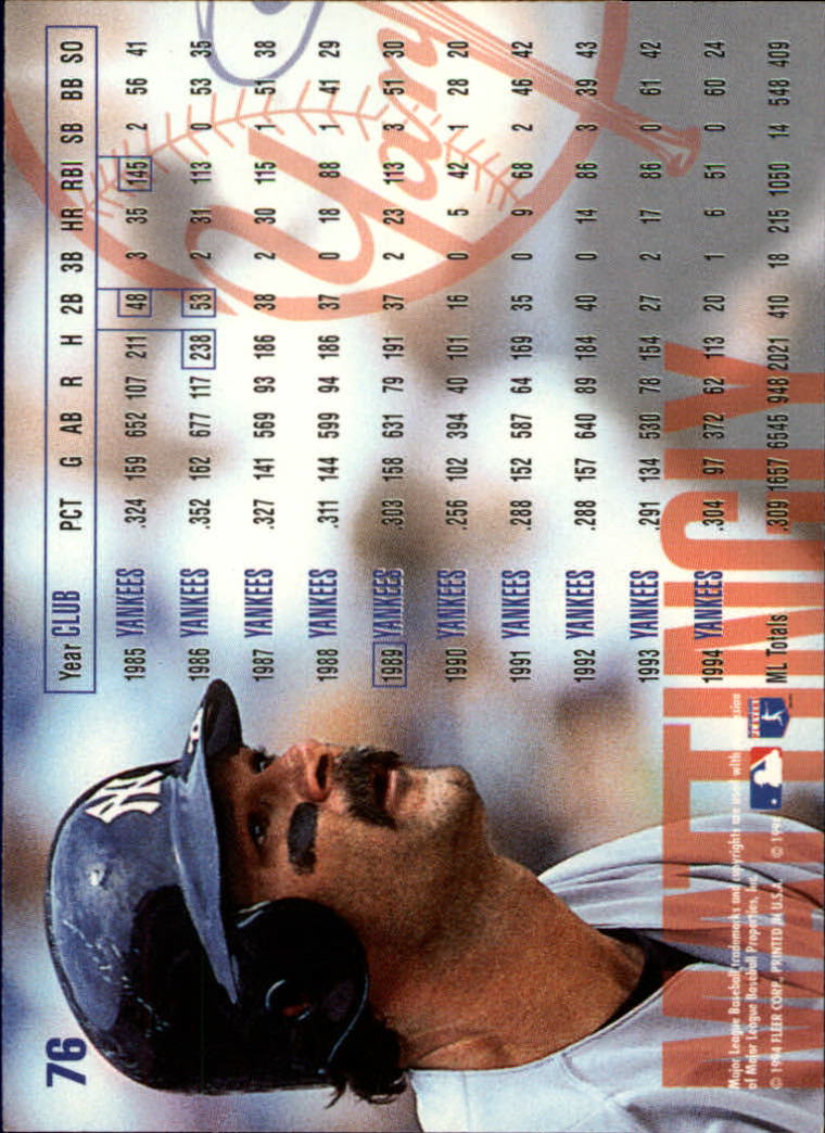1995 Fleer Baseball "Main Set" Base Cards #1 to #200 - Picture 153 of 401