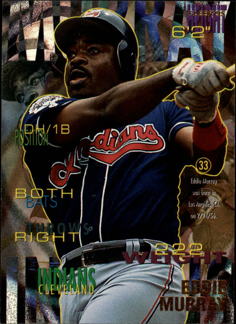 1995 Fleer Baseball "Main Set" Base Cards #1 to #200 - Picture 282 of 401