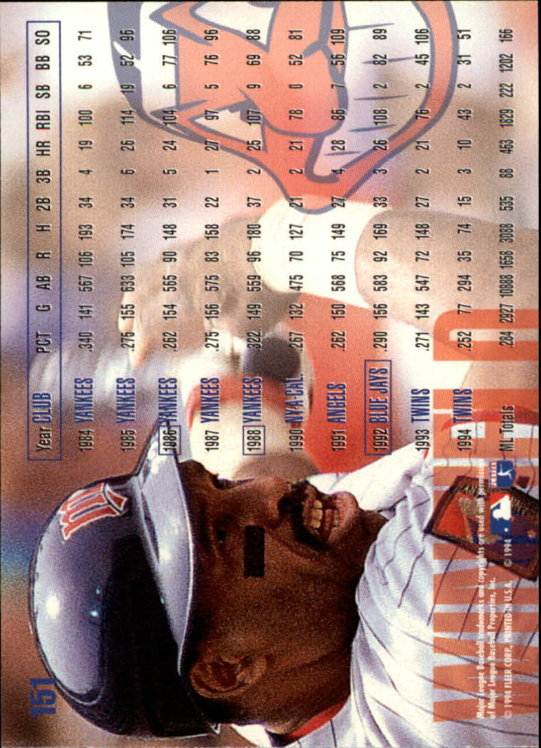 1995 Fleer Baseball "Main Set" Base Cards #1 to #200 - Picture 303 of 401