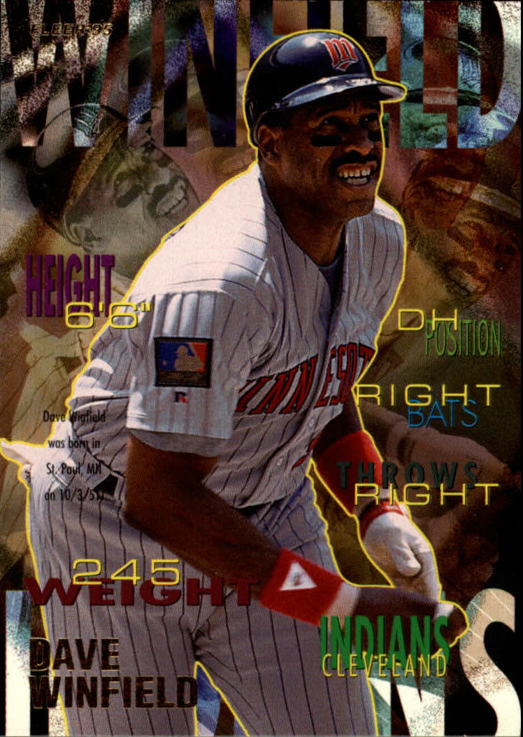 1995 Fleer Baseball "Main Set" Base Cards #1 to #200 - Picture 302 of 401