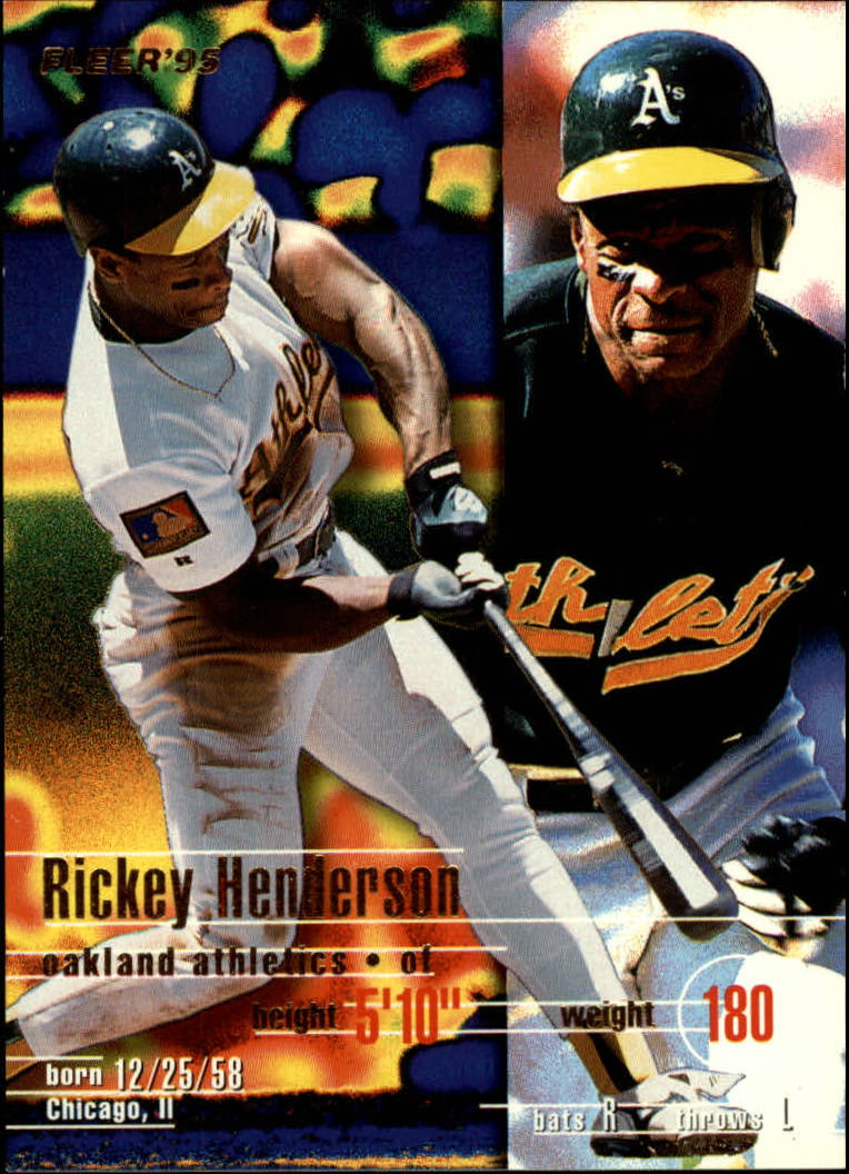 1995 Fleer #246 Rickey Henderson