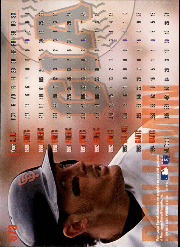 B2004- 1995 Fleer Baseball Cards 501-600 +Inserts -You Pick- 15+ FREE US SHIP - Picture 133 of 205