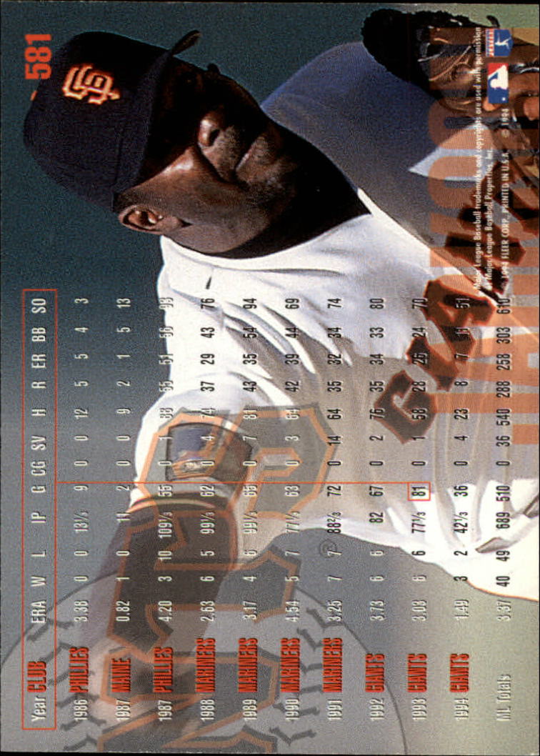 B2004- 1995 Fleer Baseball Cards 501-600 +Inserts -You Pick- 15+ FREE US SHIP - Picture 147 of 205