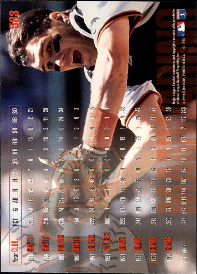 B2004- 1995 Fleer Baseball Cards 501-600 +Inserts -You Pick- 15+ FREE US SHIP - Picture 151 of 205