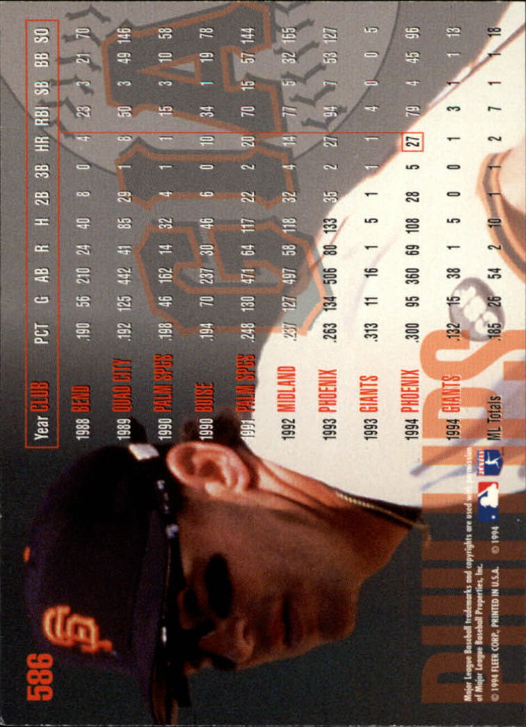 B2004- 1995 Fleer Baseball Cards 501-600 +Inserts -You Pick- 15+ FREE US SHIP - Picture 157 of 205