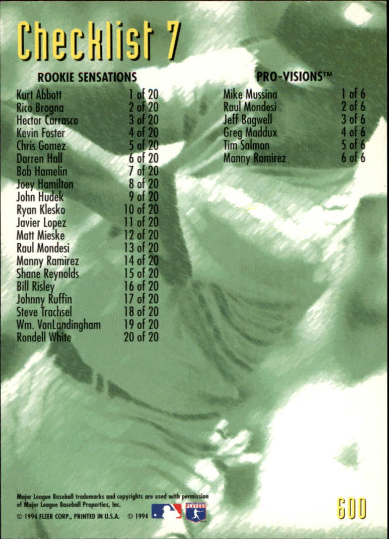 B2004- 1995 Fleer Baseball Cards 501-600 +Inserts -You Pick- 15+ FREE US SHIP - Picture 181 of 205