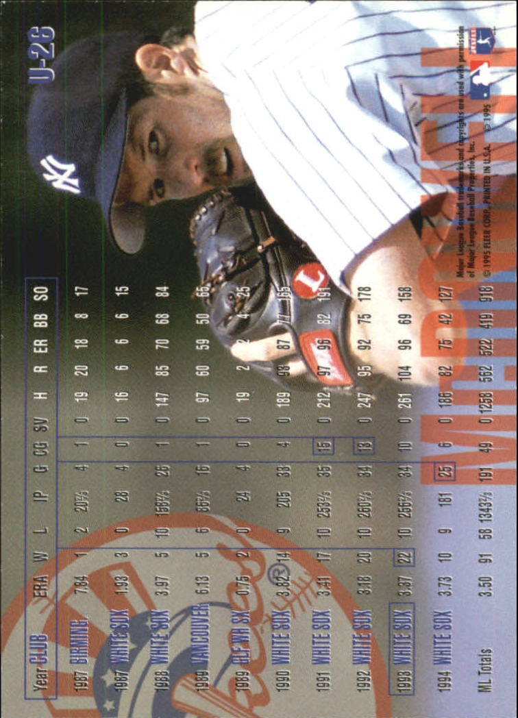 B1415- 1995 Fleer Update BB Card #s 1-200 +Inserts -You Pick- 15+ FREE US SHIP - Picture 59 of 433