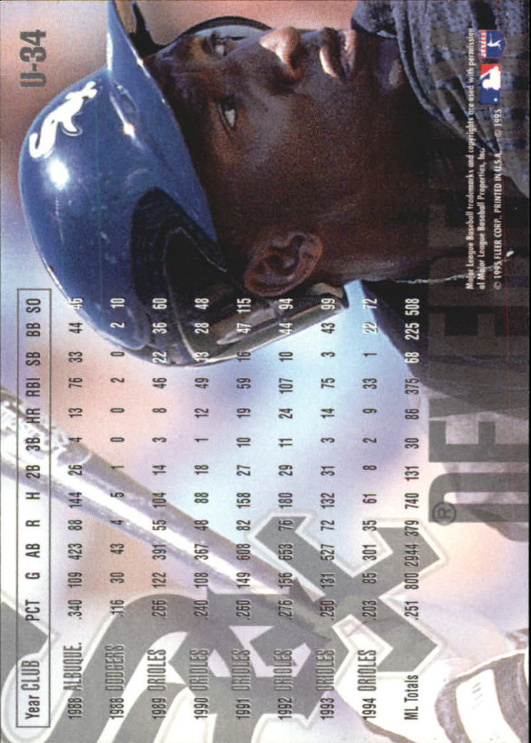 B1415- 1995 Fleer Update BB Card #s 1-200 +Inserts -You Pick- 15+ FREE US SHIP - Picture 75 of 433