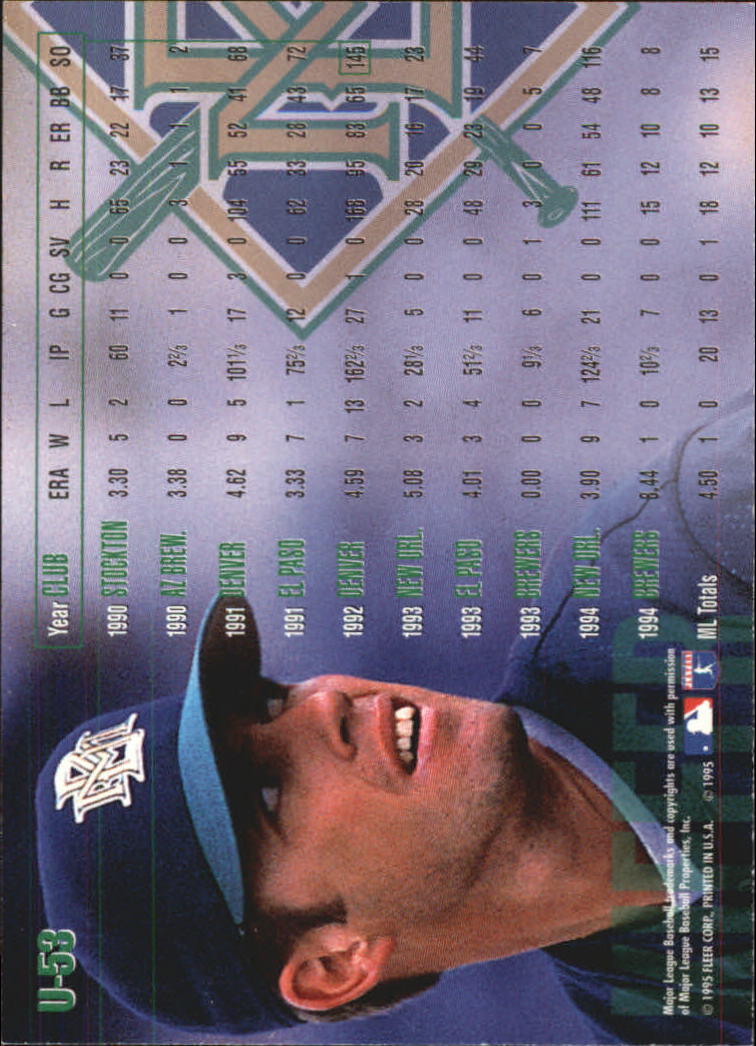 B1415- 1995 Fleer Update BB Card #s 1-200 +Inserts -You Pick- 15+ FREE US SHIP - Picture 111 of 433