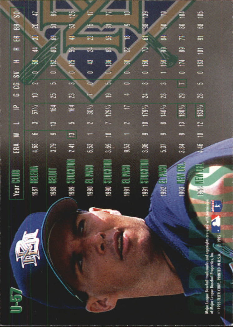 1995 Fleer Update Baseball "Main Set" Base Cards - Picture 113 of 395