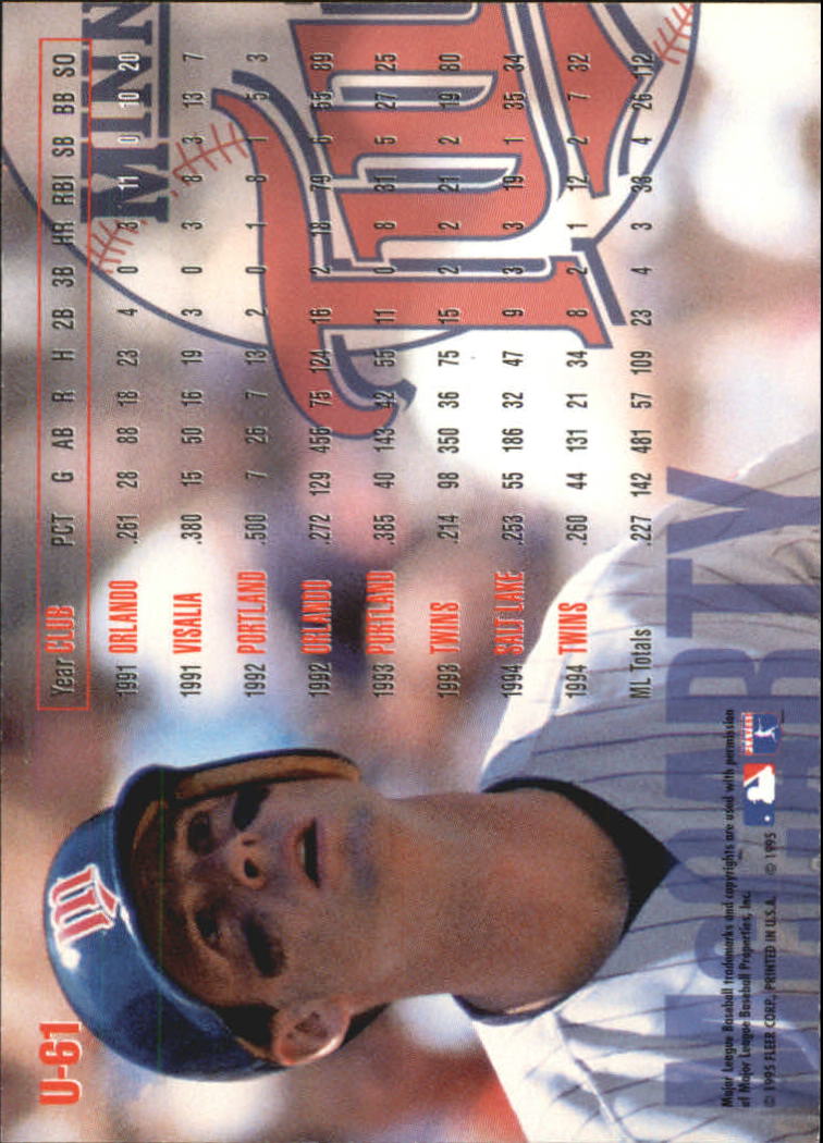 B1415- 1995 Fleer Update BB Card #s 1-200 +Inserts -You Pick- 15+ FREE US SHIP - Picture 125 of 433
