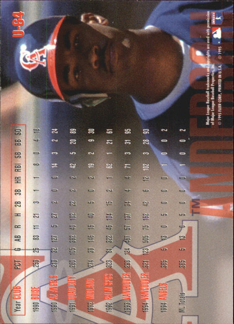 B1415- 1995 Fleer Update BB Card #s 1-200 +Inserts -You Pick- 15+ FREE US SHIP - Picture 131 of 433