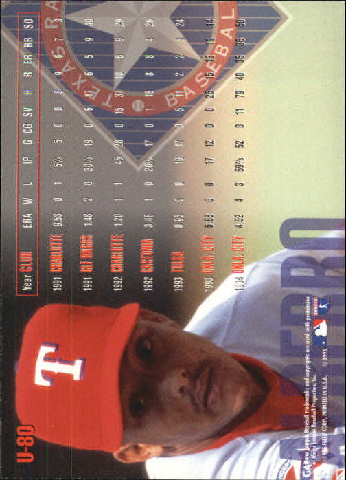 1995 Fleer Update Baseball "Main Set" Base Cards - Picture 157 of 395