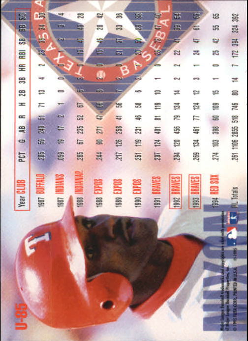 1995 Fleer Update Baseball "Main Set" Base Cards - Picture 167 of 395