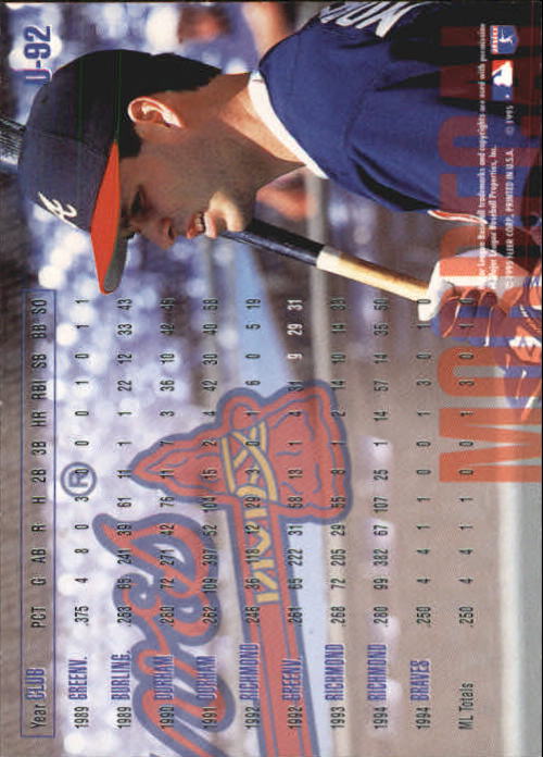 1995 Fleer Update Baseball "Main Set" Base Cards - Picture 181 of 395