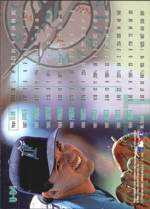 1995 Fleer Update Baseball "Main Set" Base Cards - Picture 185 of 395