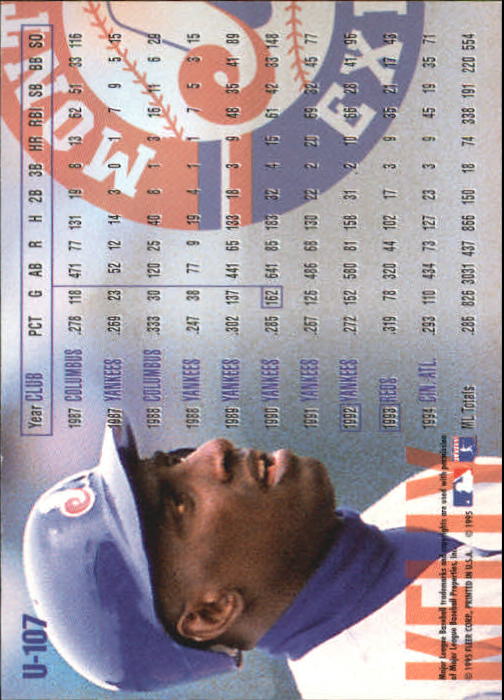 1995 Fleer Update Baseball "Main Set" Base Cards - Picture 211 of 395