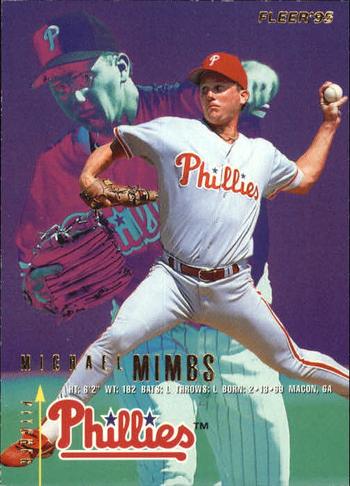 Baseball Cards Philadelphia Phillies 1996 Topps #97 Mike Mimbs
